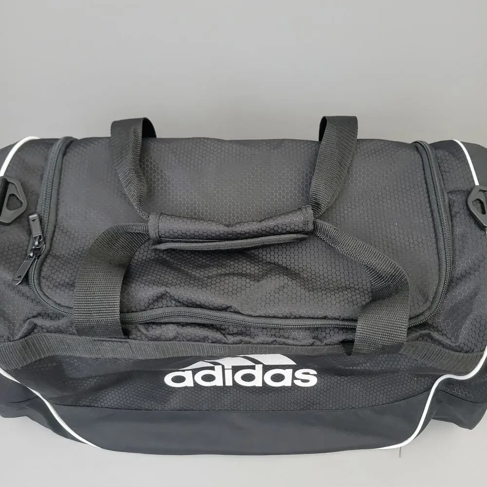 Adidas Defender Duffel Durable Athletic Sports Gym Travel Bag